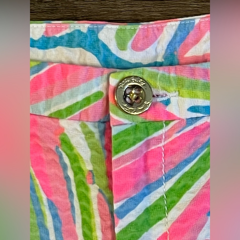 Lilly‎ Pulitzer Adie Shorts Shellebrate Size 6 EUC H7 - Picture 3 of 8